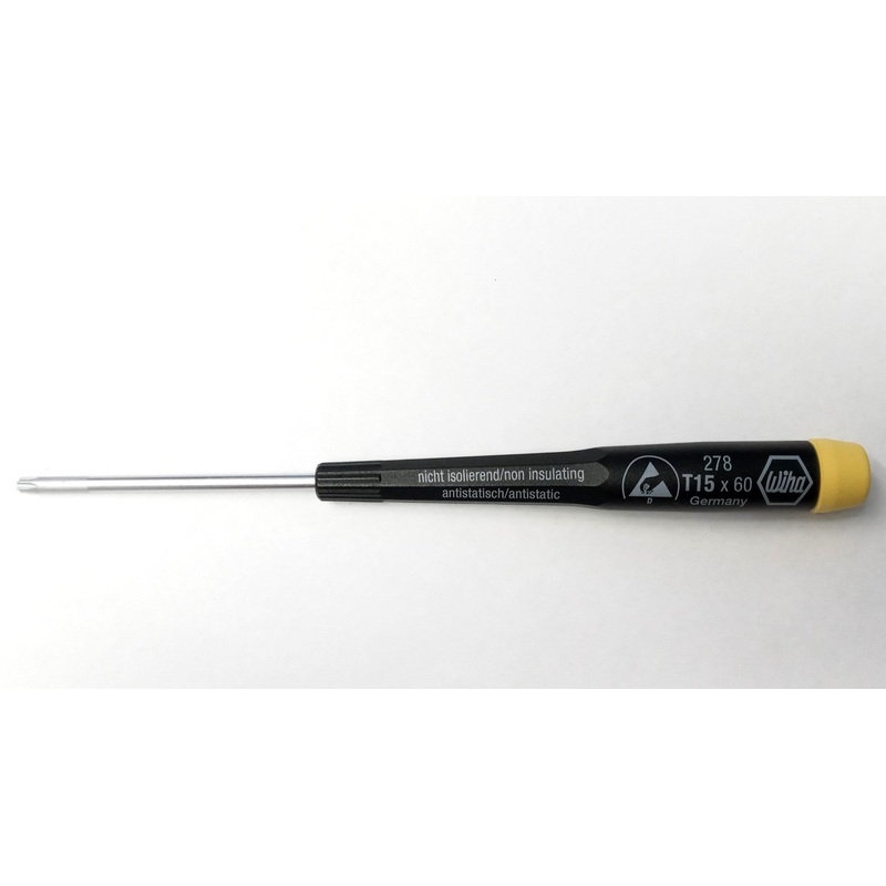 Wiha 27841 Torx T15 ESD Safe Precision Screwdriver Germany