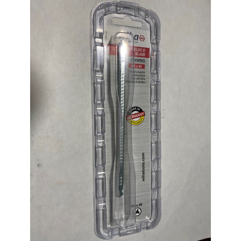 Wiha 28140 TRIWING #4 x #5 Drive-Loc VI Blade Screw Tip 6" Long Germany