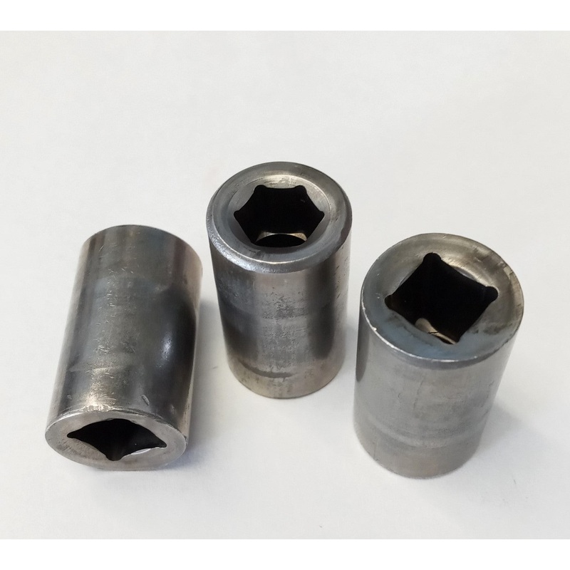 Apex b10m6a-10 3/8" Drive x 10mm 6 Pt. Unfinished Impact Sockets 3pcs.