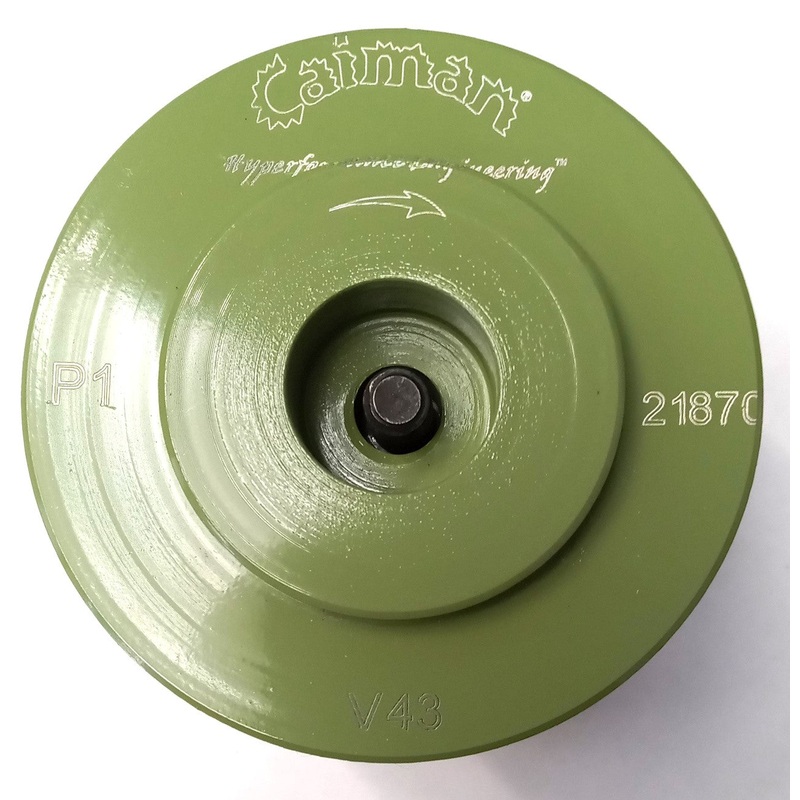 Caiman 21870 43mm Full Bullnose Diamond Profiling Wheel