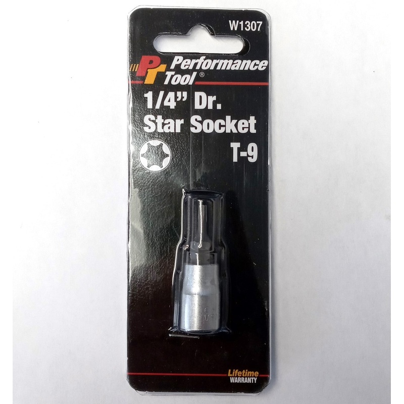 Wilmar W1307 1/4" Drive t-9 Star Socket Torx