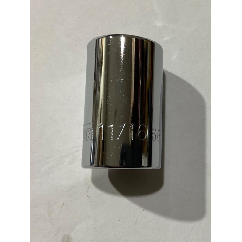 Allen 66806 11/16" 12pt 1/2" Dr Standard Socket #58
