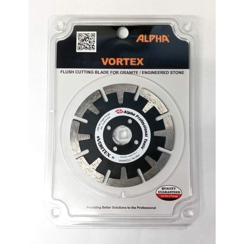 Alpha FCD40AH 4" Vortex For Granite Cutting Diamond Blade Japan