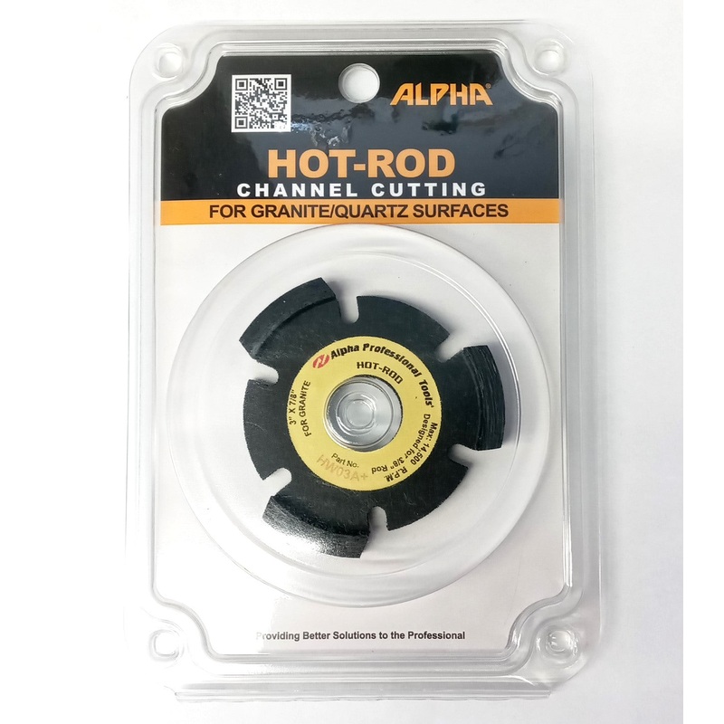 Alpha HW03A+ Hot-Rod Blade For Wet/Dry Channel Cutting For Granite  Quartz Japan