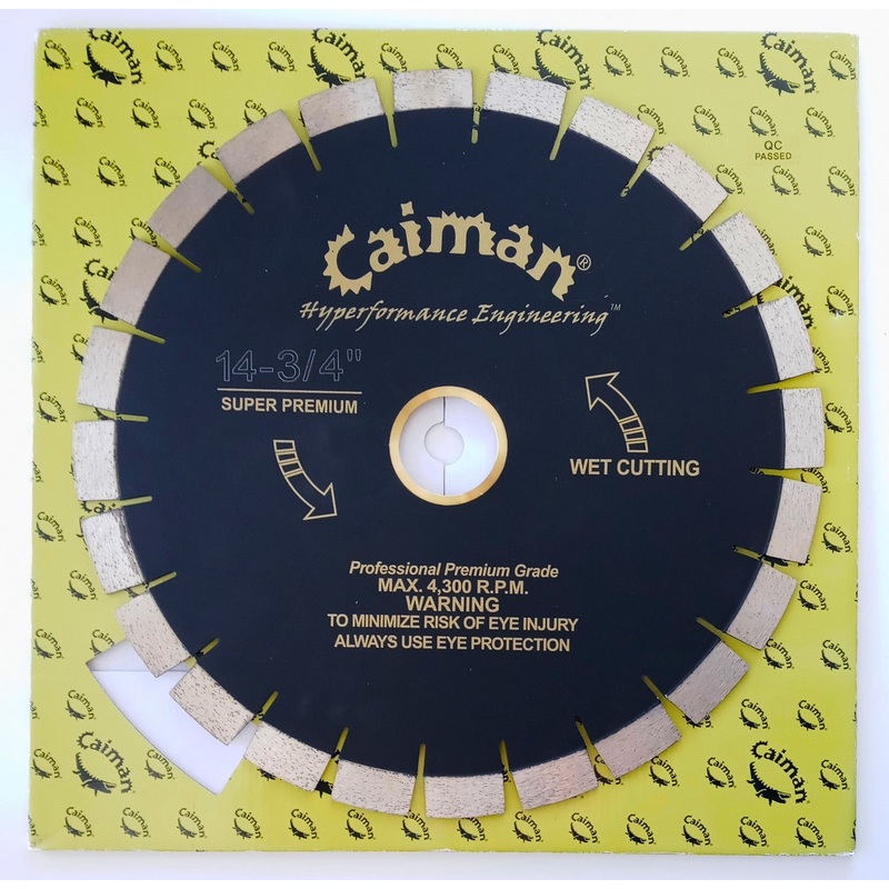 Caiman 12314 Pro Premium Grade 14-3/4" Non Silent Core Diamond Saw Blade