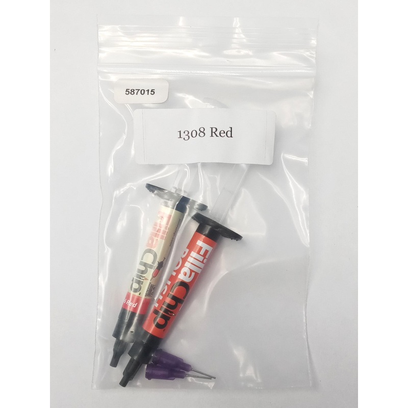 UBA Tuba FillaChip 1308 Single Color Kit for Stone Chip Repair Red