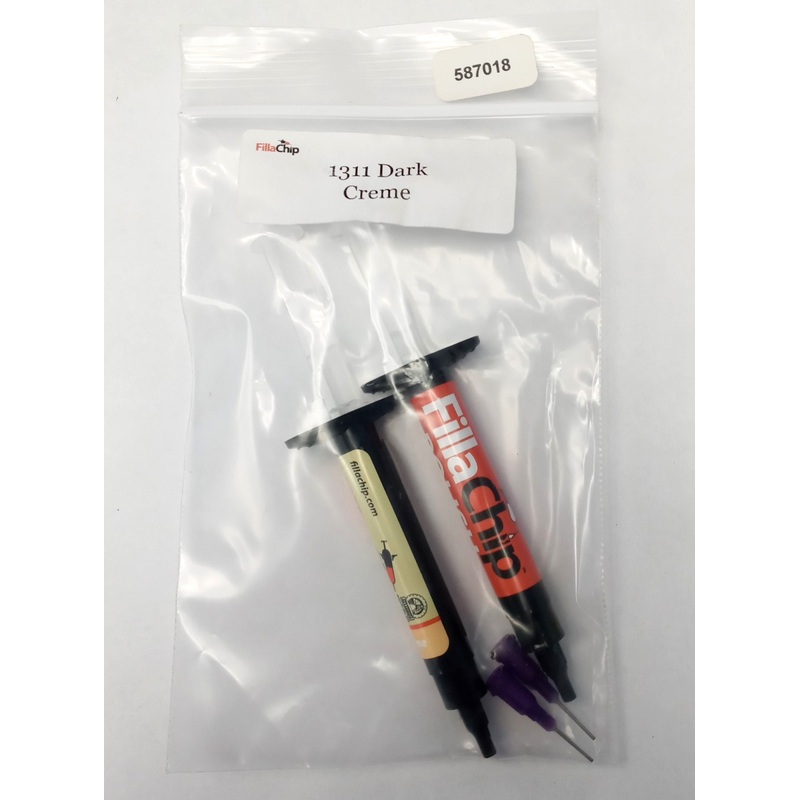UBA Tuba FillaChip 1311 Single Color Kit for Stone Chip Repair Creme