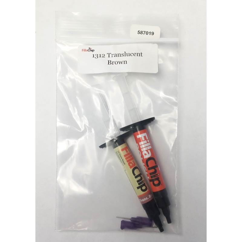 UBA Tuba FillaChip 1312 Single Color Kit for Stone Chip Repair Brown