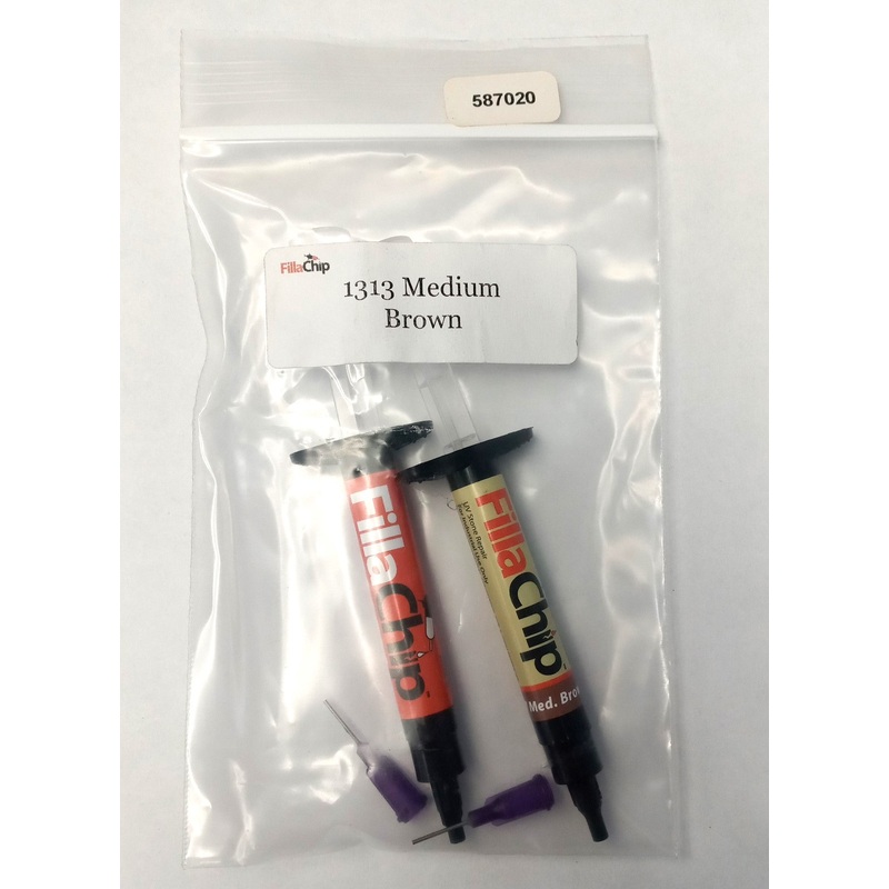 UBA Tuba FillaChip 1313 Single Color Kit for Stone Chip Repair Brown