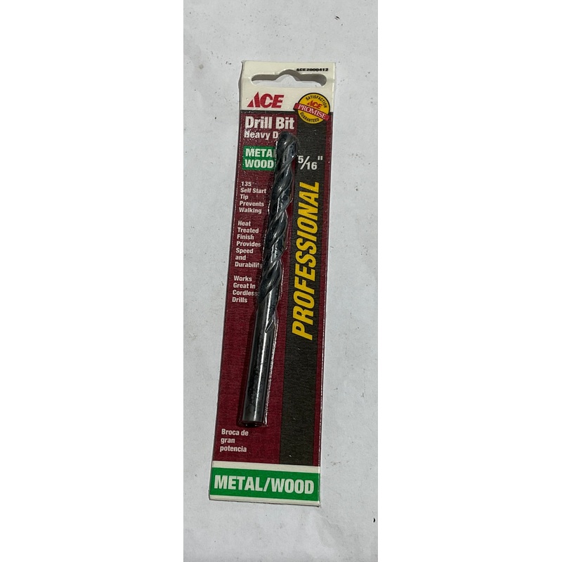 Ace 5/16" x 4-3/4" HD Metal/Wood Drill bit 2000412