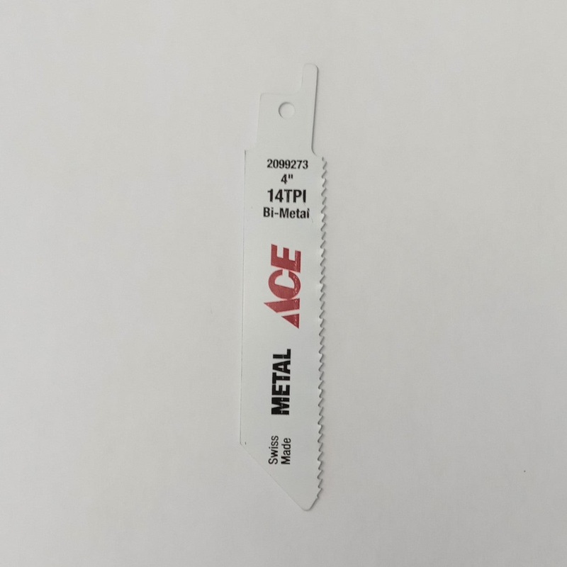 ACE by Bosch 4" x 14 TPI Bi-Metal Metal Cutting Reciprocating Saw Blade 2099273