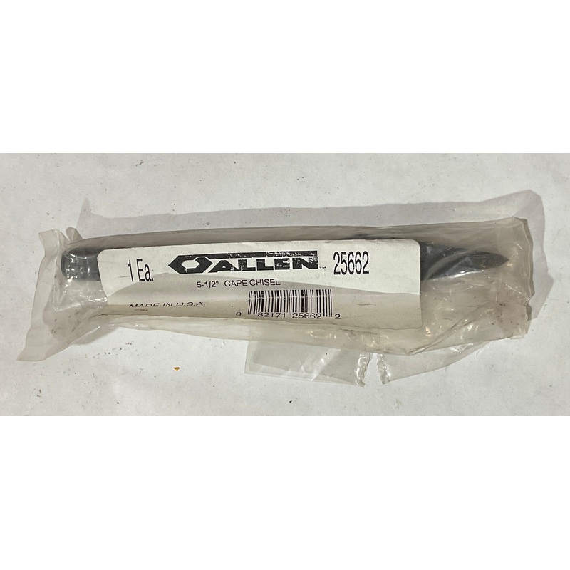 Allen 5-1/2" Cape Chisel 25662 USA #I-89