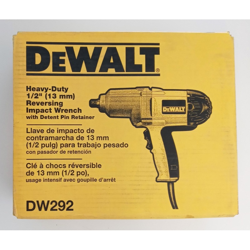 DeWalt DW292 1/2" Reversing Impact Wrench w/Detent Pin Retainer