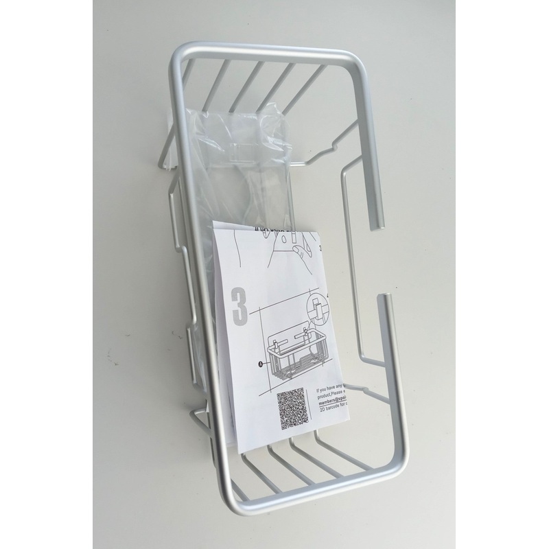 SunnyPoint RustProof Aluminum Wall Mount Shower Caddy