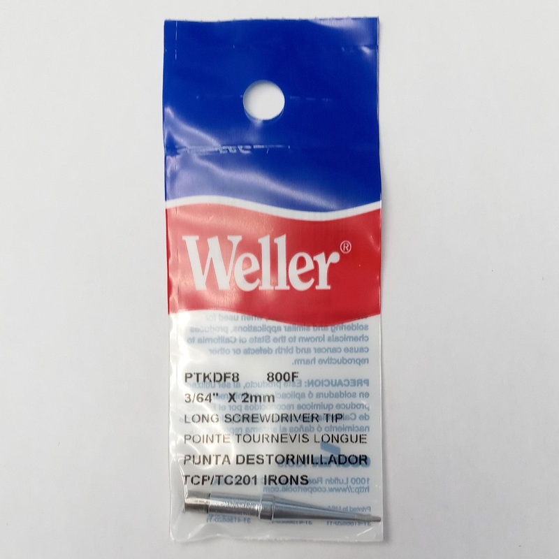 Weller PTKDF8 Long Screwdriver Soldering Tip, 3/64" USA