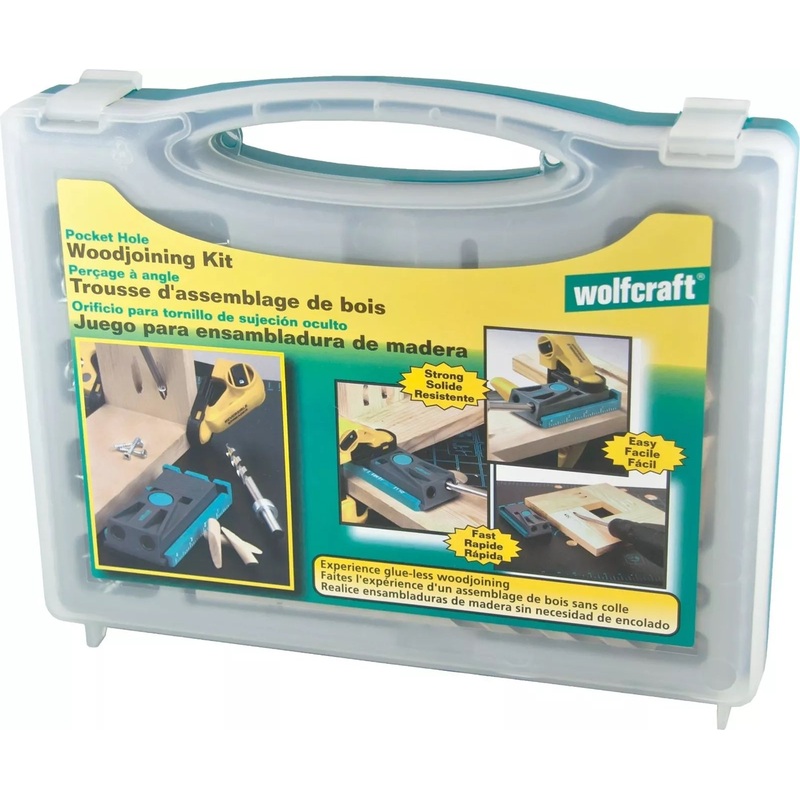 Wolfcraft 4643404 Pocket Hole Woodjoining Jig Kit
