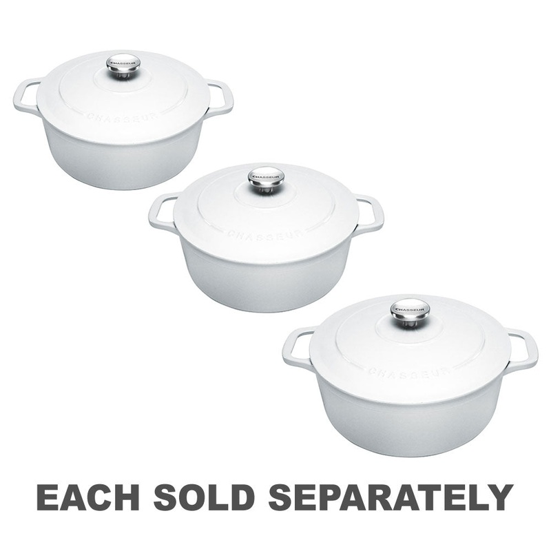 Chasseur Round French Four (Brilliant White)