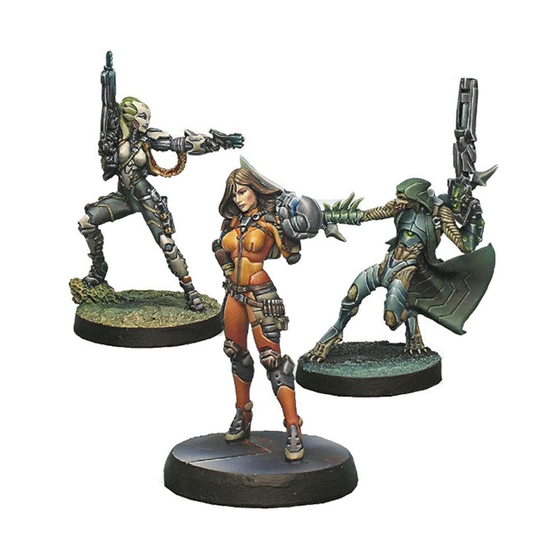 Infinity Dire Foes Mission Miniatures PCK5 pliance virale